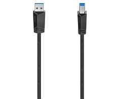 Hama USB-A – USB-B USB laidas 1,5 m juodas (002006250000)