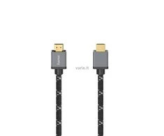 Cable Hama HDMI™ 2.1 auksinis-pl. 5m