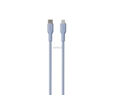 Kabelis Puro Soft USB-C/Lightning, 1,5m, šviesiai mėlynas