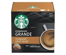Nescafe Kavos kapsulės STARBUCKS DOLCE GUSTO HOUSE BLEND GRANDE, 12 kapsulių, 102 g