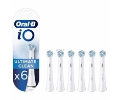 Braun CW-6 Oral-B iO Ultimate Clean Baltas XL keičiamos dantų šepetėlio galvutės 6 vnt.