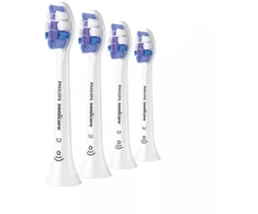4 dalių šepetėlių galvučių pakuotė Philips Sonicare Sensitive HX6054/87, Baltos spalvos
