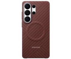 Dėklas KS948SR Carbon Magnet Case Samsung Galaxy S26 Ultra, Coral Raudona