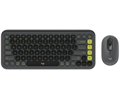 Klaviatūra LOGITECH POP ICON COMBO – GRAFITE – JAV INT'L – BT – INTNL-973