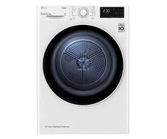 LG | Džiovyklė | RH80V3AV6N | Energijos vartojimo efektyvumo klasė D | Pakraunama iš priekio | 8kg | LED | Gylis 69 cm | Wi-Fi | Baltas