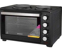 Elektrinė krosnelė Mini orkaitė with two hotplates, 4 8L Brock