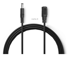 EZVIZ lauko ilginimo maitinimo kabelis IP kameroms/ 1× DC 5,5 mm kištukas/ 1× DC 5,5 mm lizdas/ ilgis 5 m/ juodas