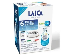 Kasetė filtrujący Laica LAICA FAST DISK 6 vnt Filtras do Wody Wkłady do Butelki Filtrującej LAICA
