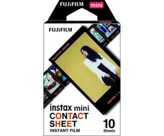Fujifilm | Momentinis filmas | Instax Mini kontaktinis lapas | 54 cm x 86 mm | Vaizdo matmenys: 62 × 46 mm | Kiekis 10
