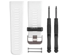 Išmaniojo laikrodžio Garmin Vivoactive silikoninis dirželis, Baltos spalvos