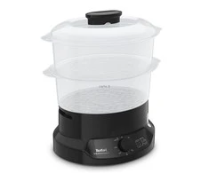 Garų puodas TEFAL | Maisto garintuvas | VC139810 | Juodas | 800 W | Talpa 6 L | Krepšelių skaičius 2