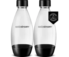 Buteliukai SodaStream DWS Fuse, juodos spalvos, 2 x 0,5 l