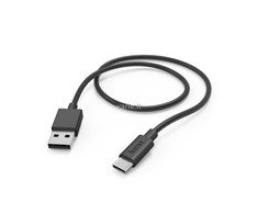 Kabelis Hama USB A 3.1 - USB C, 1m, juodas