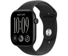 Išmanusis laikrodis Apple Watch Series 12 GPS + Cellular 46mm Juodas Aliuminio Case with Juodas Sport Band - S/M