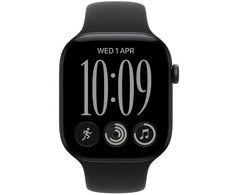 Išmanusis laikrodis Apple Watch Series 12 GPS 42mm Juodas Aliuminio Case with Juodas Sport Band - M/L