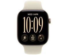 Išmanusis laikrodis Apple Watch Series 12 GPS 46mm Light Gold Aliuminio Case with Sand Sport Band - M/L