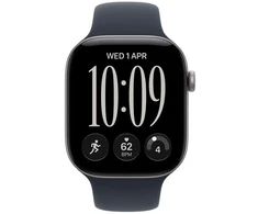 Išmanusis laikrodis Apple Watch Series 12 GPS 46mm Kosminė pilka Aliuminio Case with Navy Mėlyna Sport Band - S/M