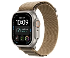 Išmanusis laikrodis Apple Watch Ultra 4 GPS + Cellular 49mm Natural Titanium Case with Desert Alpine Loop - M