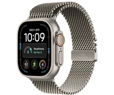 Išmanusis laikrodis Apple Watch Ultra 4 GPS + Cellular 49mm Natural Titanium Case with Natural Titanium Milanese Loop - M