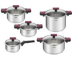 Puodų rinkinys TEFAL Cook &amp; Clip 10 vnt. G723SA74