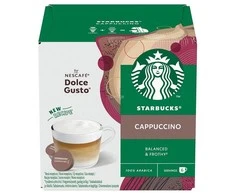 Kavos kapsulės, suderinamos su NESCAFÉ® Dolce Gusto® Starbucks Cappuccino, 6 + 6 vnt.