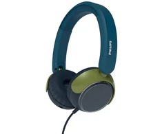 Laidinės vaikiškos ausinės Philips TAK2000CT/00, mėlynos ir žalios spalvos