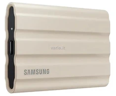 Išorinis kietasis diskas SSD Samsung T7 Shield USB 3.2 Gen 2 1TB, Smėlinės spalvos