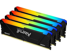 RAM Kingston KF432C16BB2AK4/32 32GB 3200MT/s DDR4 CL16 DIMM (Kit of 4) FURY Beast RGB | Kingston