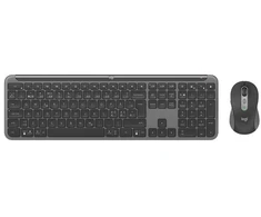 „Logitech Signature Slim“ belaidė klaviatūra ir pelė, MK950, grafitas, Nordic, belaidė