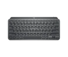 Minimalistinė Belaidė Klaviatūra su apašvietimu Logitech MX Keys Mini, Grafito spalvos, Šiaurės šalių (Qwerty) išdėstymas