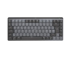 „Logitech MX Compact“ mechaninė belaidė klaviatūra su apšvietimu – Šiaurės šalių klaviatūra su „Clicky Switch“.