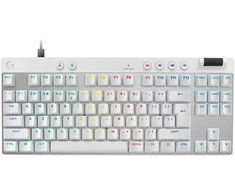 „Logitech G PRO X TKL Rapid“ žaidimų klaviatūra USB QWERTY US International Balta