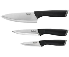 Virtuvinių peilių komplektas TEFAL Comfort, juodos sp., 9cm, 12cm, 15cm, 3 vnt.