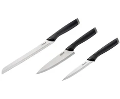 Peilių rinkinys Tefal, 3 vnt (UTILITY 12CM, CHEF 15CM, BREAD 20CM)