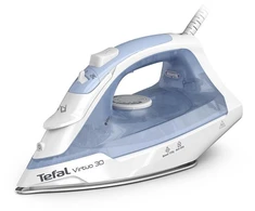 TEFAL Garų lygintuvas | FV2C41E0 Virtuo | Garų lygintuvas | 2000 W | Vanduo tank capacity 240 ml | Continuous steam 27 g/min | Steam boost performance 120 g/min | Mėlyna/Baltas
