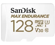 Atminties kortelė SanDisk Max Endurance microSDXC 128GB Class 10 U3 + Adapteris