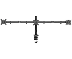 Laikiklis Deltaco ARM-0301, Spaustukas/Varžtas, 24 kg, 33 cm (13"), 68,6 cm (27"), 100 x 100 mm, Juodas