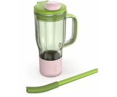 Ninja BlendBoss Single Serve Cup with Lid, Watermelon Bubblegum
