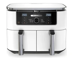 Ninja Foodi MAX dviejų zonų gruzdintuvė AF400EU, 9,5 l, Balta