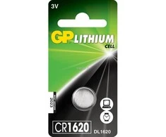 Elementas GP LITHIUM CR1620, 3V