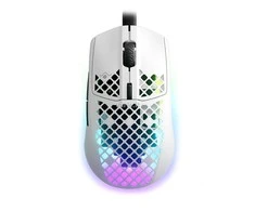 Žaidimų pelė SteelSeries Aerox 3 Snow 2022, Baltos spalvos