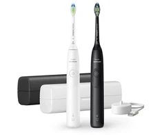Philips Sonicare 5300 serijos elektrinis dantų šepetėlis, baltas ir juodas