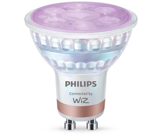 Philips Wiz 4.7W(50W) GU10 Glass RGB 2vnt.