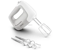 Plakiklis TEFAL | Hand Mixer | HT450B38 | Hand Mixer | 450 W | Greičių skaičius 5 | Turbo mode | Baltas