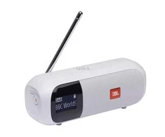 JBL Tuner 2​​​​​​​, nešiojamas DAB/DAB+/FM radijas su Bluetooth, Baltas