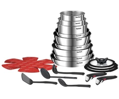 Puodų ir keptuvių rinkinys Tefal Ingenio Emotion, 22 dalių (L897SM74)
