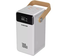 CANYON maitinimo blokas OnPower 610 metalinis 60000 mAh PD100W baltas