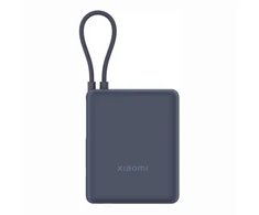 „Xiaomi 33W Power Bank“ (integruotas laidas) | 10000 mAh | USB-C | Ledas Mėlyna