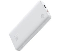 LiPo išorinis akumuliatorius (PowerBank) 10000mAh 15W USB + USB-C Airpow Lite baltas BASEUS