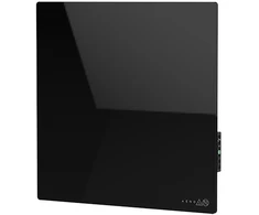AENO Premium Eco Smart Quadro sieninis šildytuvas, 500 W, 50 x 50 cm., grūdintas stiklas, infraraudonųjų spindulių + konvekcinis šildymas, LED ekranas. Kištuko tipas: Europa (E/F tipo), Juodas, , Pagaminta Lenkijoje.